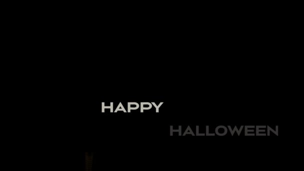 Happy Halloween Text Animation Template — Video Stock