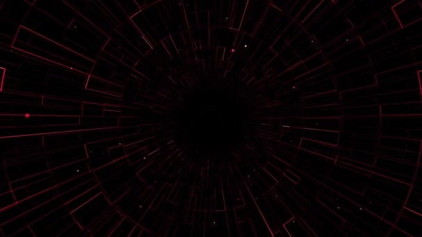 Background Animation Spinning Particles — Wideo stockowe