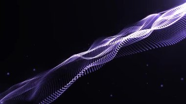 Flashing Light Particle Animated Background Animation - 2