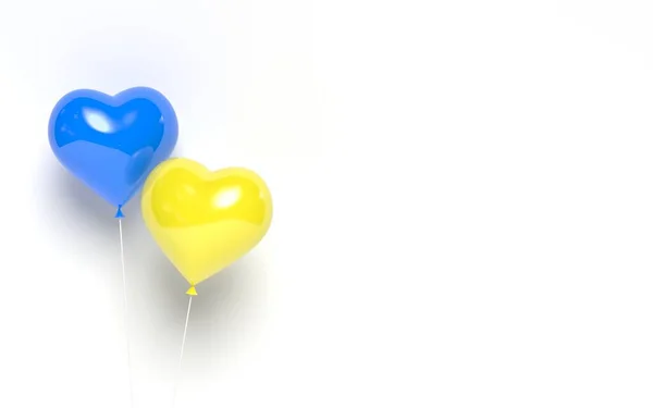 3-й воздушный шар сердца Украины. — стоковое фото