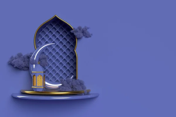 Islamisk 3d rendering scen. — Stockfoto