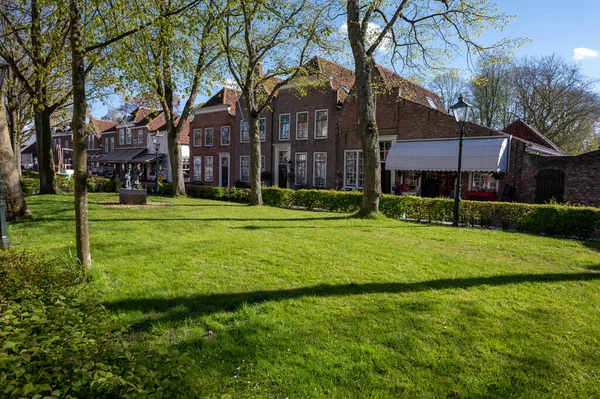 Vue Sur Ville Des Vieilles Maisons Médiévales Dans Petite Ville — Photo