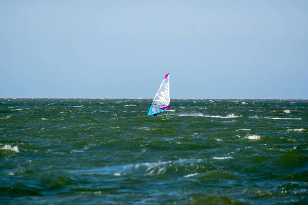 Екстремальний Водяний Спорт Холодній Воді Північного Моря Нідерланди — стокове фото