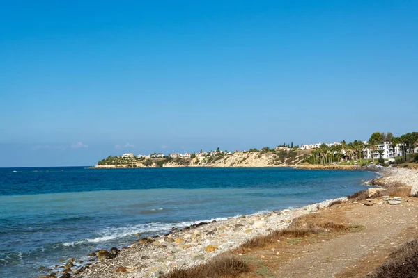 Uitzicht Baai Van Coral Peyia Middellandse Zee Bij Paphos Cyprus — Stockfoto