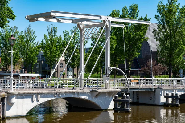 Spacer Starych Ulicach Harlingen Rybackiego Miasta Nad Morzem Wadden Friesland — Zdjęcie stockowe