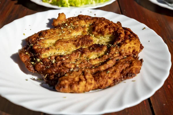 Dinner Guachinche Typical Canary Island Establishment Tenerife Locally Produced White — 图库照片