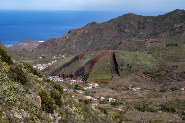 Los Pedregales Dağı, Tenerife kırsalındaki Teno Parkı, Kanarya Adaları, İspanya