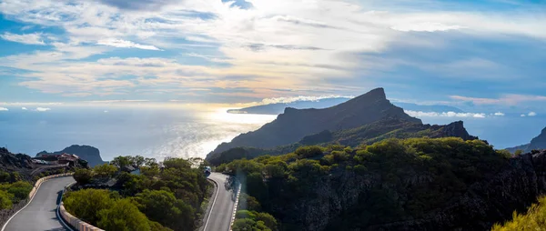 Pohoří Venkovském Parku Teno Izolované Vesnice Masca Tenerife Kanárské Ostrovy — Stock fotografie