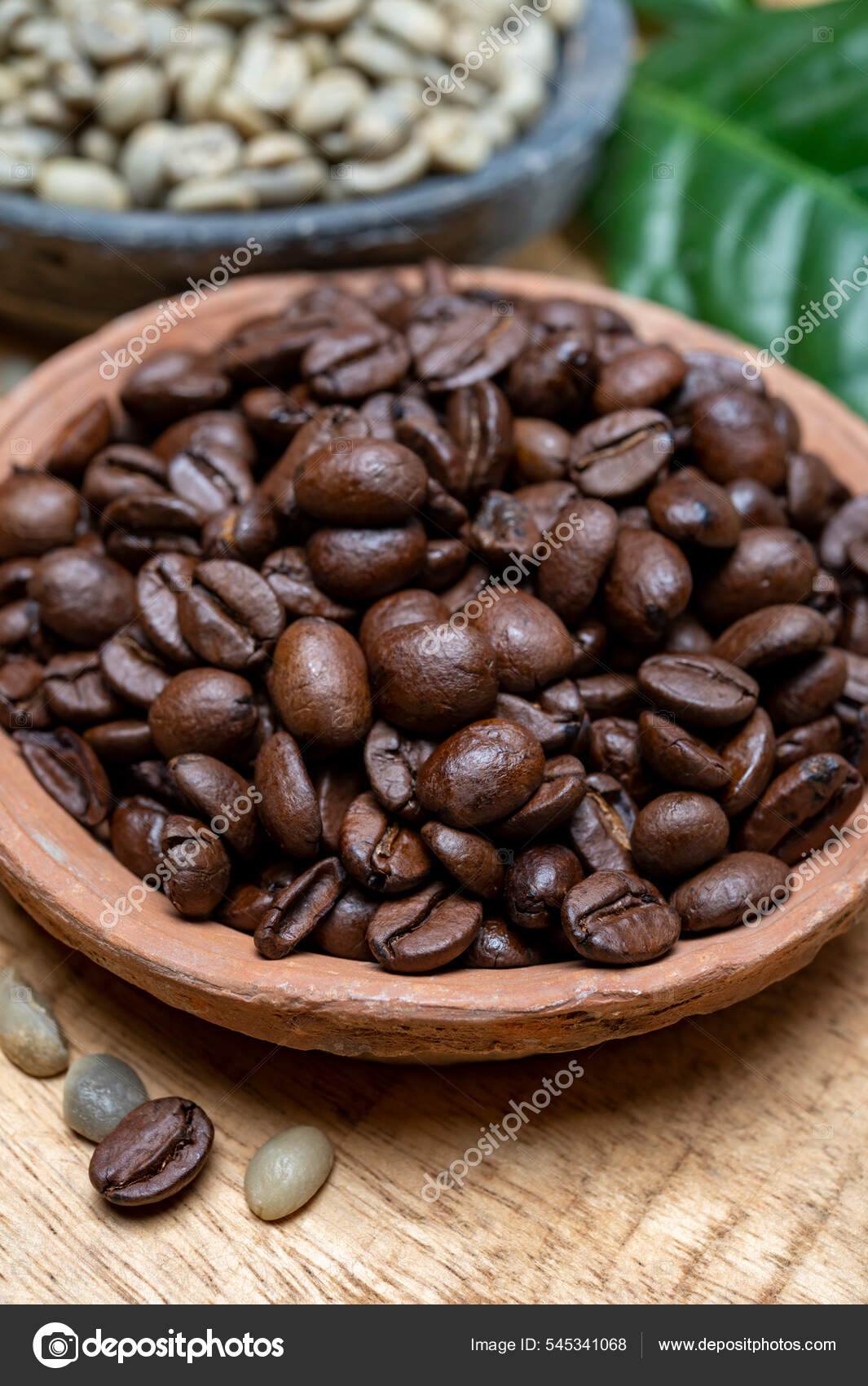 Green Roasted Brown Roasted Coffee Beans Africa Coffee Producing Region