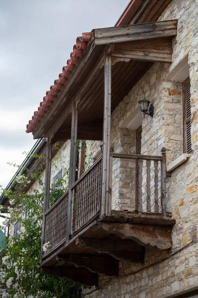 Küçük Dağlarda Yürümek Kıbrıs Taki Lefkara Antik Köyünde — Stok fotoğraf