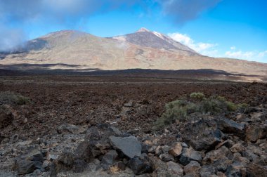 Tenerife 'deki Teide Ulusal Parkı' nın ziyareti ve volkanik manzaralar, Kanarya Adaları, İspanya