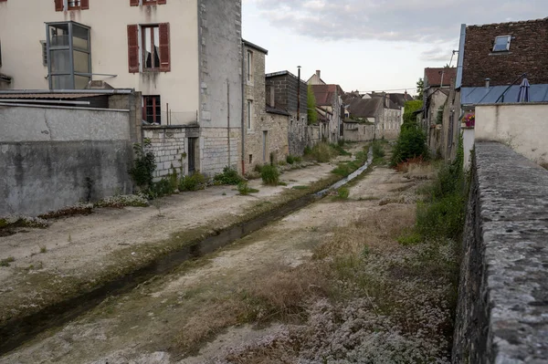 Fransa Nın Burgundy Bölgesindeki Nuits Saint Georges Kasabasında Sokak Manzarası — Stok fotoğraf