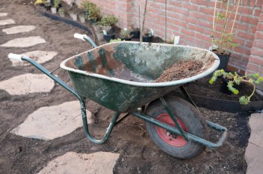 Bahçe yenileme çalışmaları devam ediyor. Baharda ekime hazır yeni yeşil santraller.