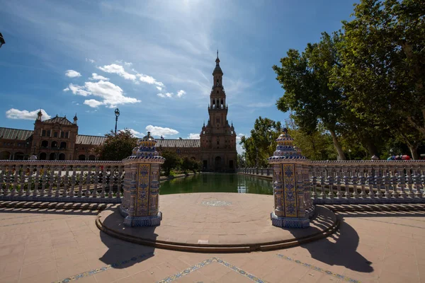 Alte Historische Andalusische Stadt Sevilla Spanien Blick Auf Die Architektonischen — Stockfoto