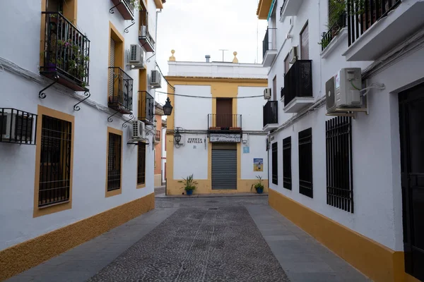 Vista Del Casco Antiguo Córdoba Barrio San Basilio Con Casas —  Fotos de Stock