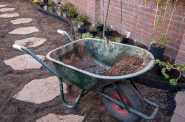 Bahçe yenileme çalışmaları devam ediyor. Baharda ekime hazır yeni yeşil santraller.