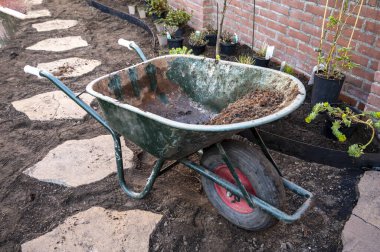 Bahçe yenileme çalışmaları devam ediyor. Baharda ekime hazır yeni yeşil santraller.