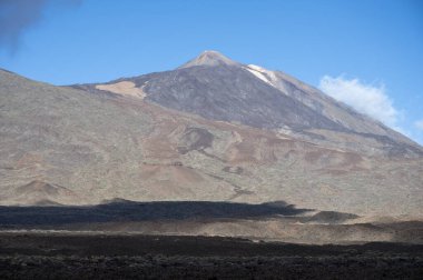 Tenerife 'deki Teide Ulusal Parkı' nın ziyareti ve volkanik manzaralar, Kanarya Adaları, İspanya