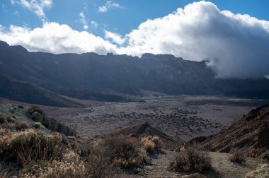 Tenerife 'deki Teide Ulusal Parkı' nın ziyareti ve volkanik manzaralar, Kanarya Adaları, İspanya