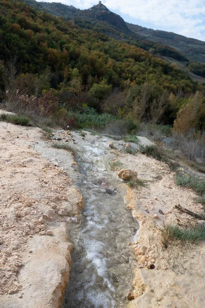 Antiguas Aguas Termales Termales Piscina Parque Natural Dei Mulini Bagno — Foto de Stock