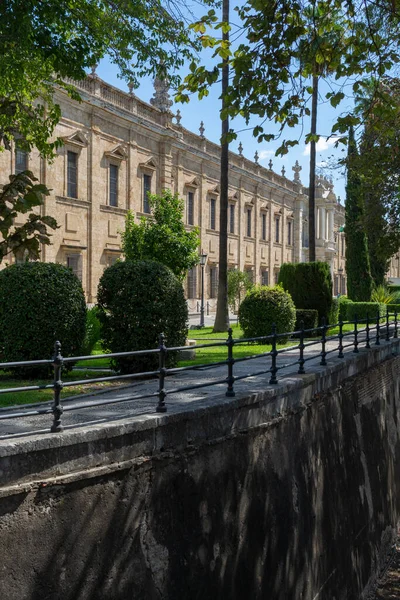 Eski Tarihi Endülüs Kasabası Seville Spanya Şlerin Mimari Detaylarını Incele — Stok fotoğraf