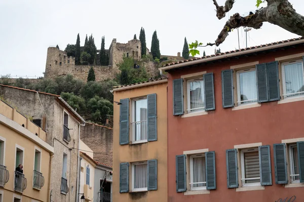 Rainy Day April South France Narrow Streets Colorful Buildings Cassis — Stock fotografie