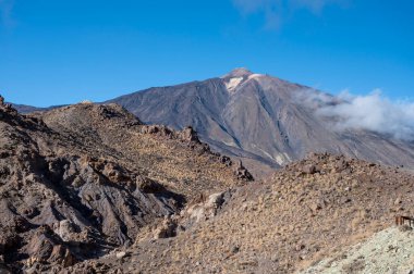 Tenerife 'deki Teide Ulusal Parkı' nın ziyareti ve volkanik manzaralar, Kanarya Adaları, İspanya