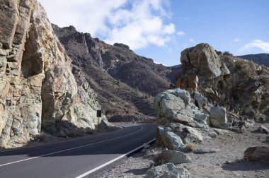 Tenerife 'deki Teide Ulusal Parkı' nın ziyareti ve volkanik manzaralar, Kanarya Adaları, İspanya
