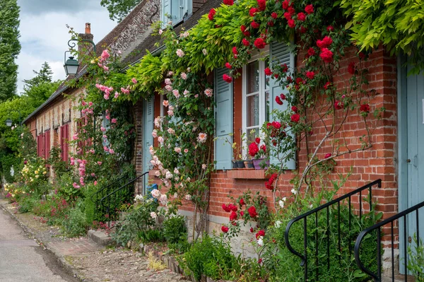 Destination Touristique Des Beaux Villages Français Gerberoy Petit Village Historique — Photo