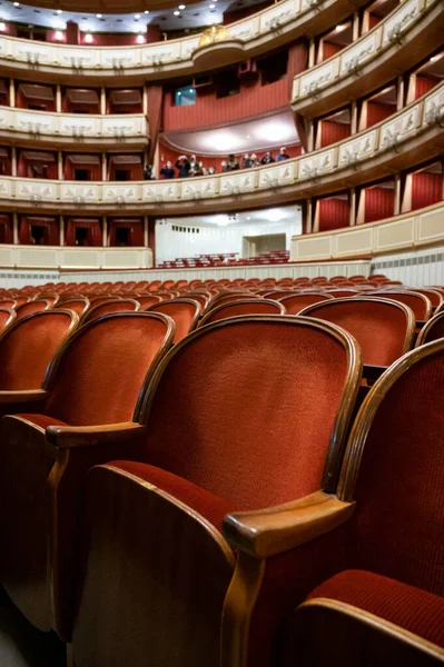 Stolica Austrii Wiedeń Elementy Architektoniczne Dekoracyjne Wiedeńskiej Opery Państwowej Centralnej — Zdjęcie stockowe