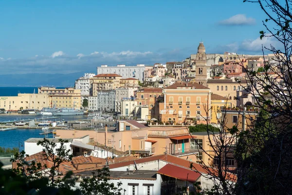 Walking Historical Town Gaeta Summer Vacation Destination Tyrrhenien Sea Sandy — Zdjęcie stockowe