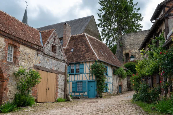 Туристичне Місце Одне Найкрасивіших Французьких Сіл Гербер Невелике Історичне Село — стокове фото