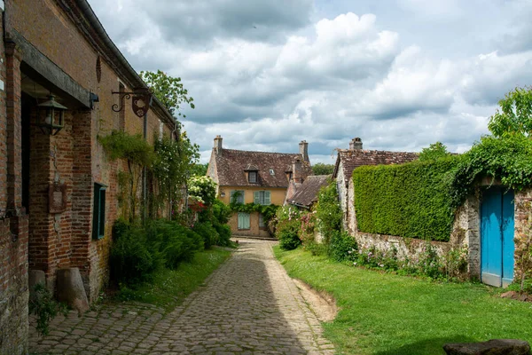 Destino Turístico Uma Das Mais Belas Aldeias Francesas Gerberoy Pequena — Fotografia de Stock