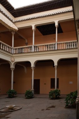 Bahar ayında eski dünya mirası şehri Granada, Endülüs, İspanya 'da yürüyüş