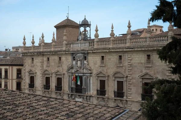 Vista Desde Tejado Edificios Casco Antiguo Granada Andalucía España Primavera — Foto de Stock