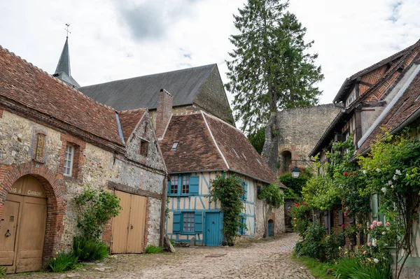 Destination Touristique Des Beaux Villages Français Gerberoy Petit Village Historique — Photo