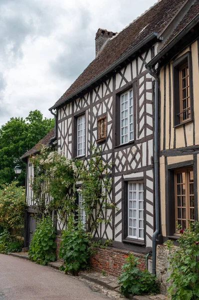 Destination Touristique Des Beaux Villages Français Gerberoy Petit Village Historique — Photo