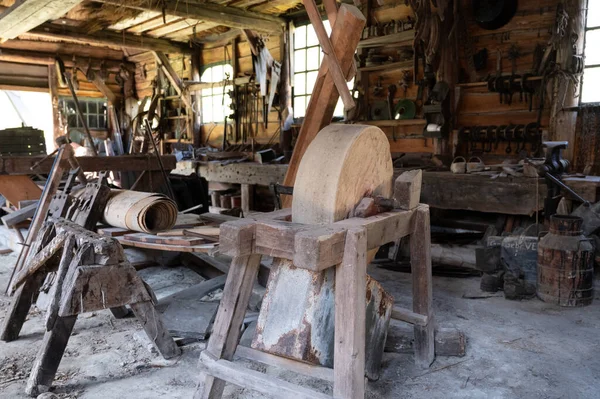 Handmade Quipment Boat Reparation Life Old Fdutchh Isherman Village — Stock Photo, Image