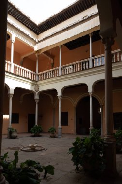 Bahar ayında eski dünya mirası şehri Granada, Endülüs, İspanya 'da yürüyüş