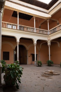 Bahar ayında eski dünya mirası şehri Granada, Endülüs, İspanya 'da yürüyüş