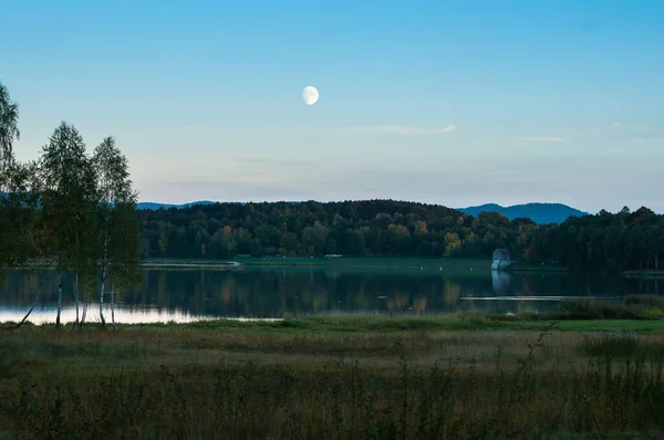 Piękne Jezioro Górach Bawarii Niemcy — Zdjęcie stockowe