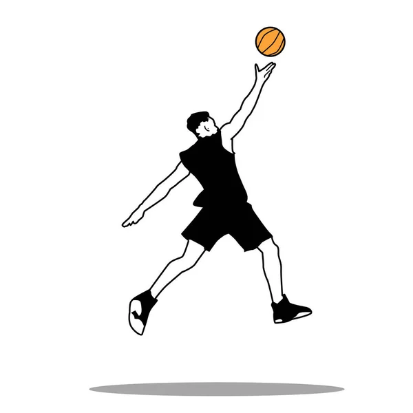 Design Der Basketball Ikone — Stockfoto