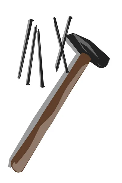 Illustration Wooden Sticks — Stock Photo, Image