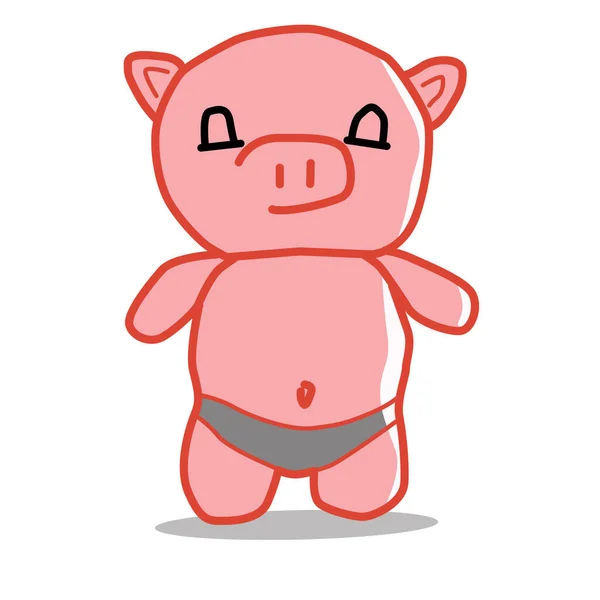 Niedliche Baby Boy Charakter Illustration Design — Stockfoto