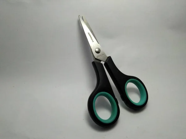 Scissors Pair White Blue Color — Stock Photo, Image