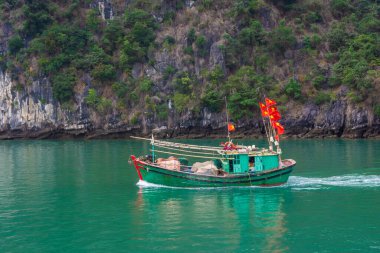 HA LONG BAY, VİETNAM, 6 HAZİRAN 2020: