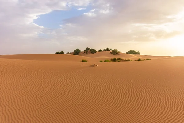 Bela Paisagem Das Dunas Deserto Saara Merzouga Marrocos — Fotografia de Stock