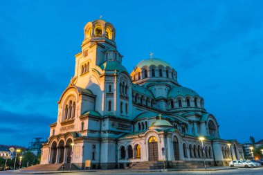 Bulgaristan 'ın Sofya kentindeki Aleksander Nevsky Ortodoks Katedrali