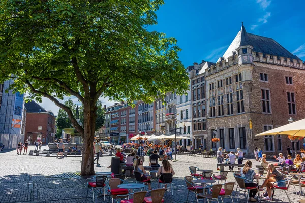 Aachen Duitsland Juli 2020 Plein Het Historische Centrum — Stockfoto