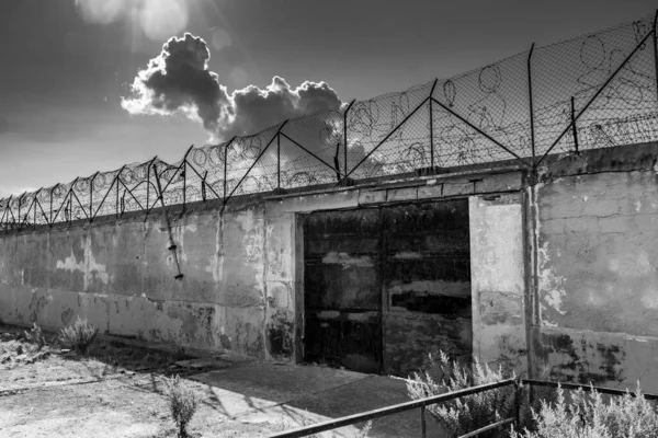 Spookstad Oude Gevangenis Van Trabuccato Het Eiland Asinara Sardinië Italië — Stockfoto